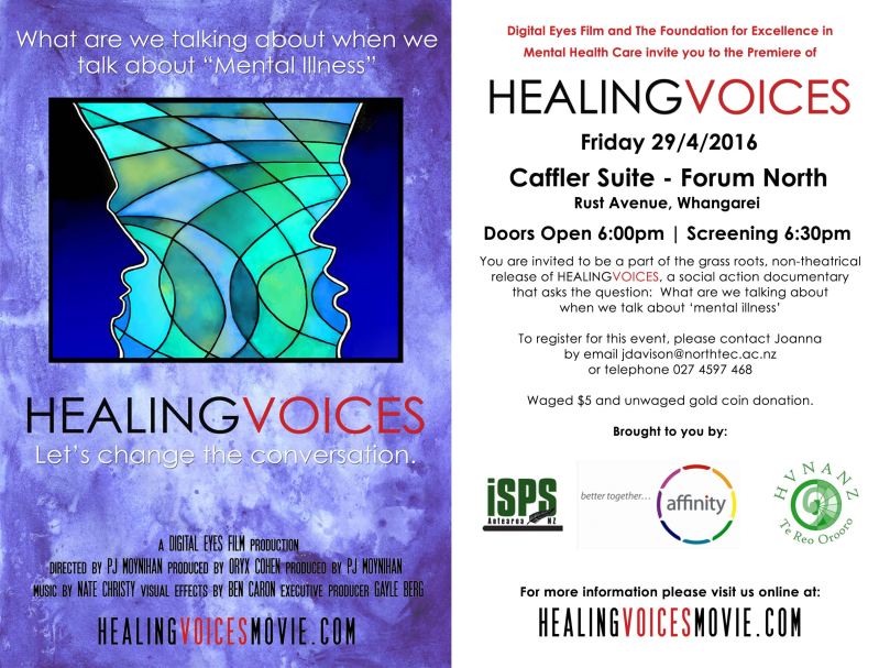 Healing Movies Whangarei invite